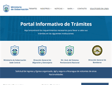 Tablet Screenshot of migob.gob.ni